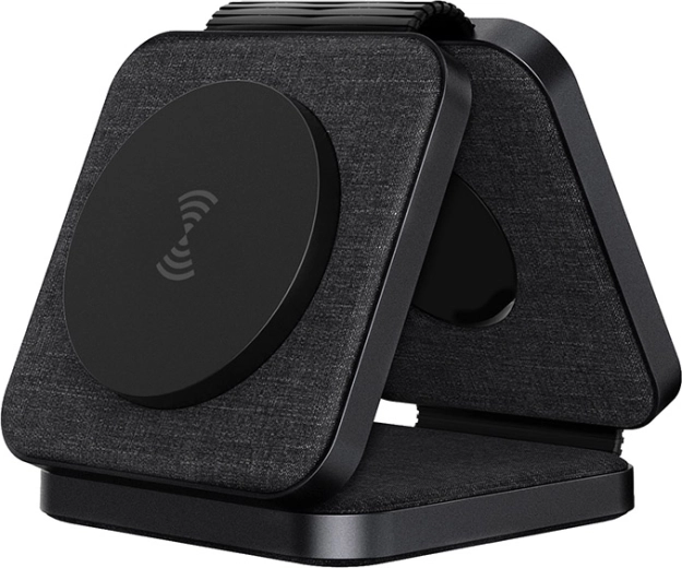 Solight Reise‑Wireless‑Ladegerät 3‑in‑1 kompatibel mit MagSafe