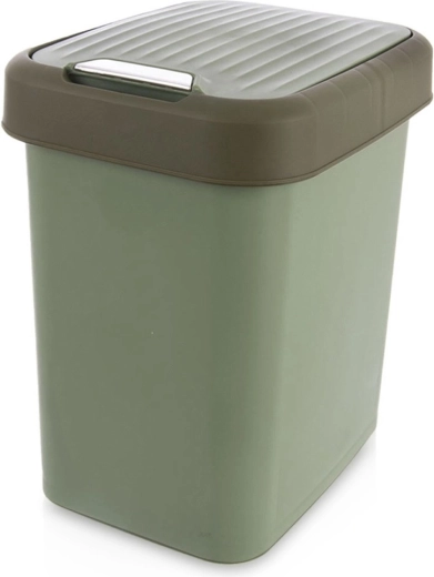 Kunststof pedaalemmer 12 l groen