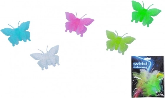 Glowing Butterflies - set of 6 pcs
