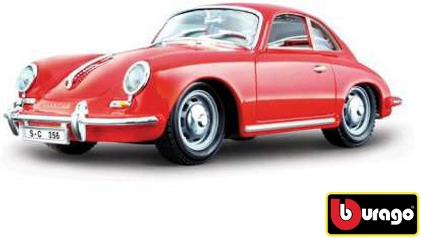 Bburago Porsche 356b coupé ivory 1:24 - 1 pièce