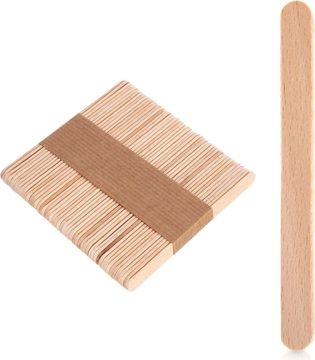 Bâtonnets en bois pour glaces 50 pcs