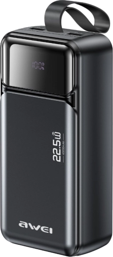 Awei PA-105 Power Bank 40,000 mAh 22.5 W with PD and LED display - 1 piece