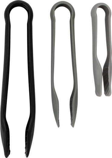 Altomdesign kitchen tongs set, 3 pcs