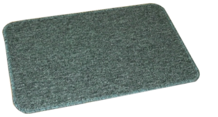 Tapis de salle de bains 50 × 80 cm multicolore en polypropylène