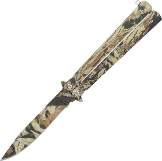 Magnum Balisong Camo butterfly knife 10.5 cm, camouflage, steel
