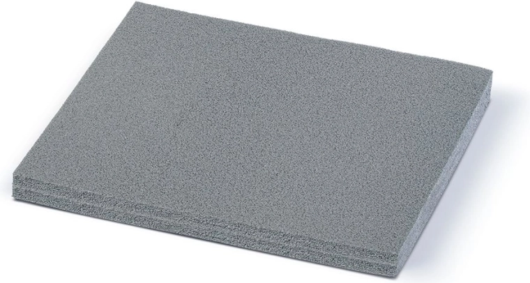 Schuiminleg voor gereedschapskoffer 30,5 × 28,5 × 2 cm – grijs