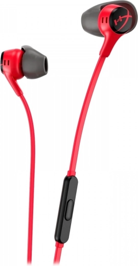 HyperX Cloud Earbuds II red – wired in-ear gaming headphones