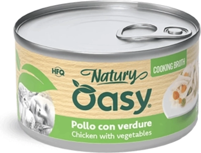 Oasy broth for cats chicken with vegetables 85 g