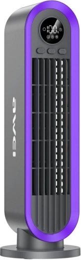 AWEI F52 Turmventilator 3600 mAh grau