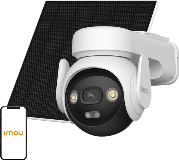 Imou AOV PT Kit outdoor pan-tilt IP camera 5 MP with solar panel and 4G LTE