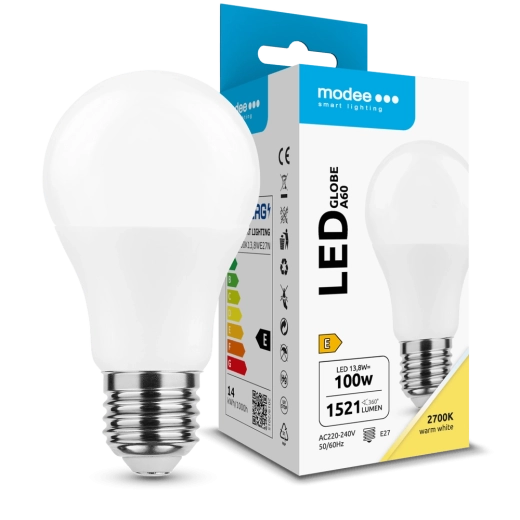 LED-Glühbirne Globe A60 13,8 W E27 2700K 1521 lm 360°