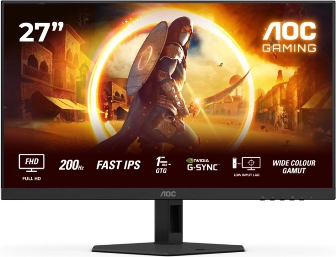 AOC 27G4HRE 27" gaming monitor Fast IPS 200 Hz with speakers