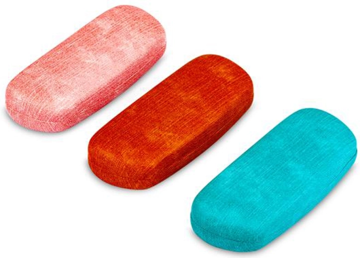 Brillenkoker, hard reisetui, 15,9 × 6,7 × 4,1 cm (assorti kleuren)