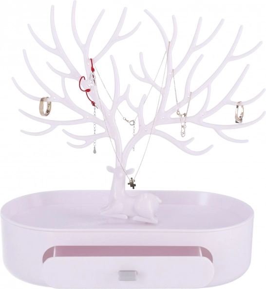 Antler Jewelry Stand - White