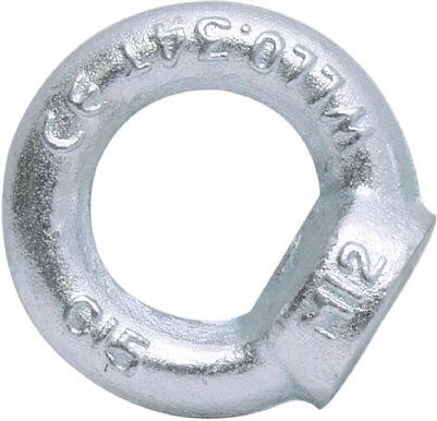 Ringmoer M6 DIN 582 – set van 10 stuks