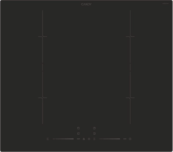 Table de cuisson à induction 60 cm avec zones jumelables et Slider