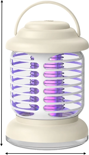 Lampe UV portable anti-insectes contre les moustiques et les mouches - 1 pièce
