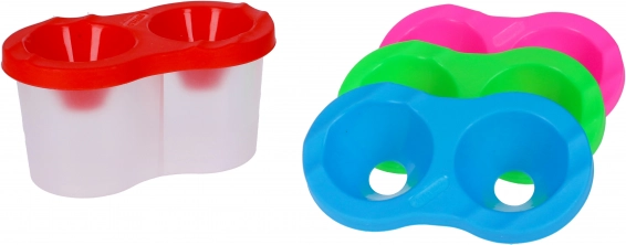 Water cup with lockable lid for arts and crafts