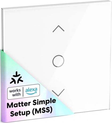 Meross slimme Wi‑Fi schakelaar voor jaloezieën en rolgordijnen met Matter (4 stuks)