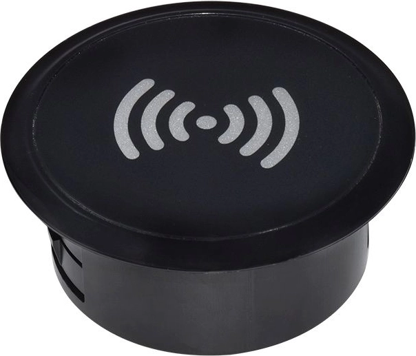 Solight chargeur sans fil encastrable Qi 15 W, noir