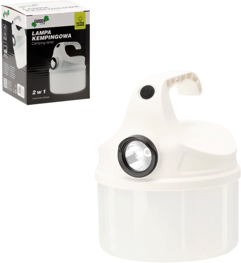 Camping LED Lamp 2-in-1 11.4 × 11.4 × 15.2 cm