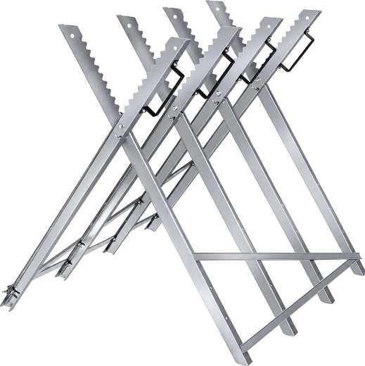 Klappbarer Metall-Sägebock zum Holzsägen 83 × 83 × 78 cm