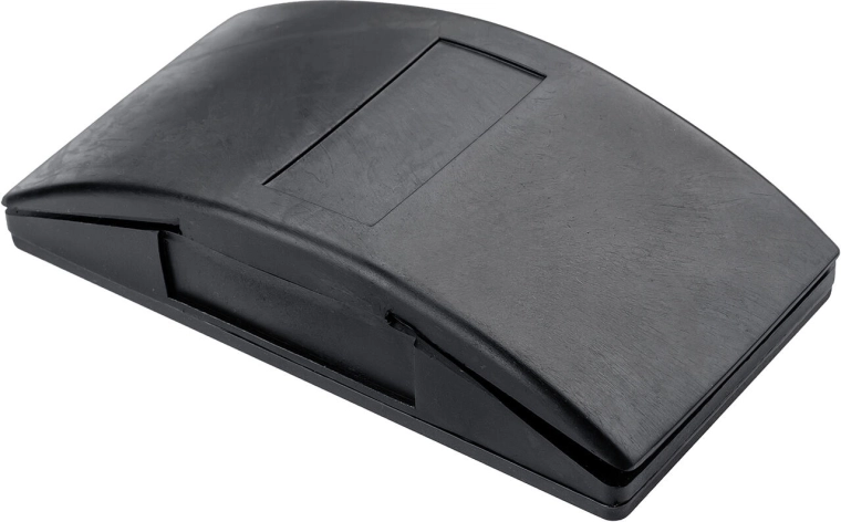 Porte-papier abrasif en caoutchouc 125 × 65 mm