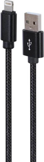 USB‑A to Lightning cable, 1.8 m, braided, for Apple iPhone