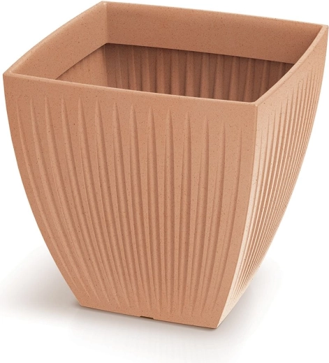 Bloempot Latia Square 40 × 40 × 40 cm terracotta