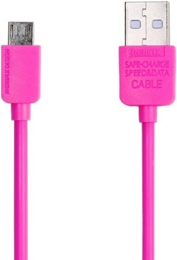 Pink micro USB cable 1 m REMAX