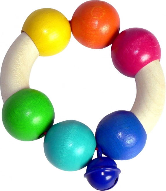 Hess hochet arc-en-ciel avec clochette