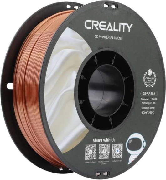 Filament CR-PLA Silk Creality cuivre