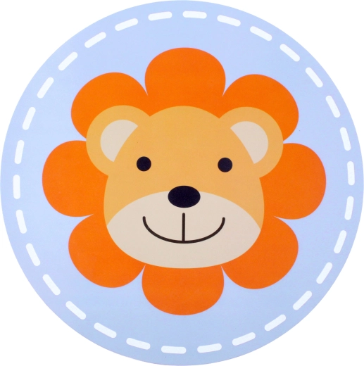 Children's Round Plastic Placemat Bear 38 cm