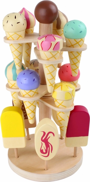 Wooden Ice Cream Stand Small Foot