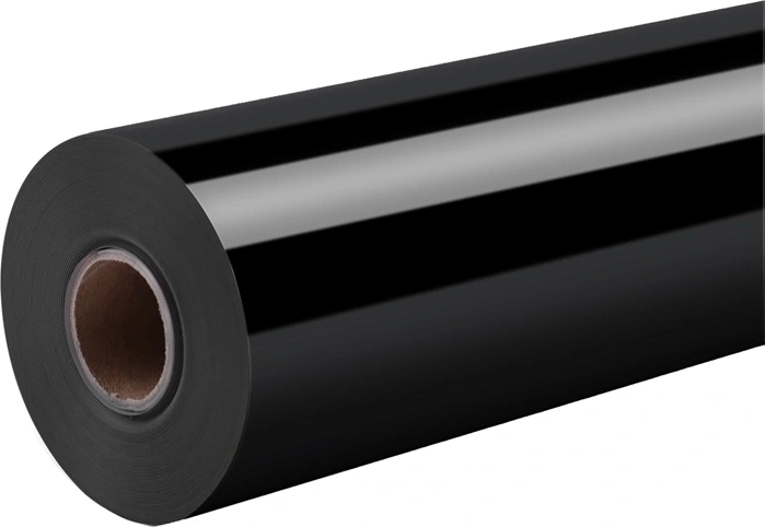 Glossy self-adhesive vinyl film HTVRONT 30.5 × 180 cm black - 1 piece