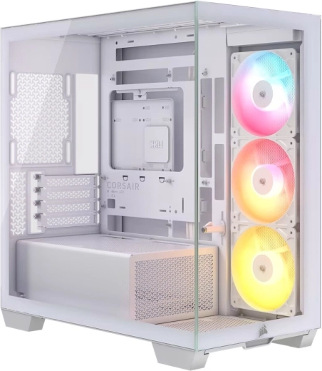 Computergehäuse CORSAIR 2800X RS-R ARGB mATX Panorama weiß