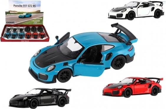 Modèle de voiture Porsche 911 GT2 RS métal/plastique 13 cm à remonter