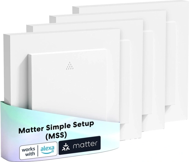 Meross slimme Wi‑Fi-rolluikschakelaar Matter (4 stuks)