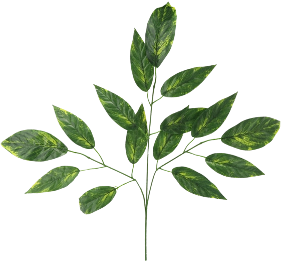 Künstlicher Mangoblatt-Zweig 69 cm