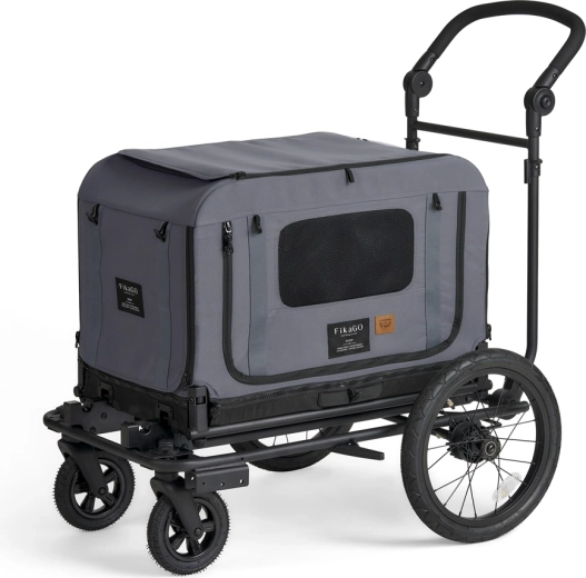 Fikago dog stroller King & Queen S – modular stroller, kennel, and bike trailer