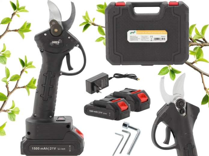 21 V Cordless Garden Shears, 25 mm Cutting Diameter