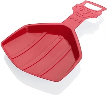 Children’s Snow Slider Clown plastic sledding shovel – Red