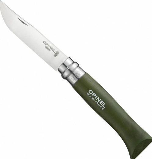 Opinel N°08 Trekking zakmes, khaki