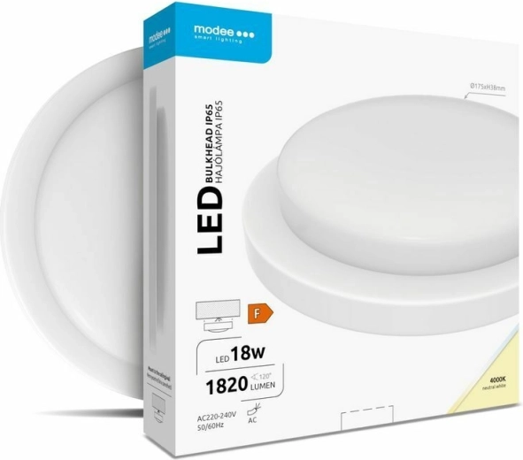 Modee plafonnier/applique LED circulaire 18 W 4000 K 1820 lm, blanc
