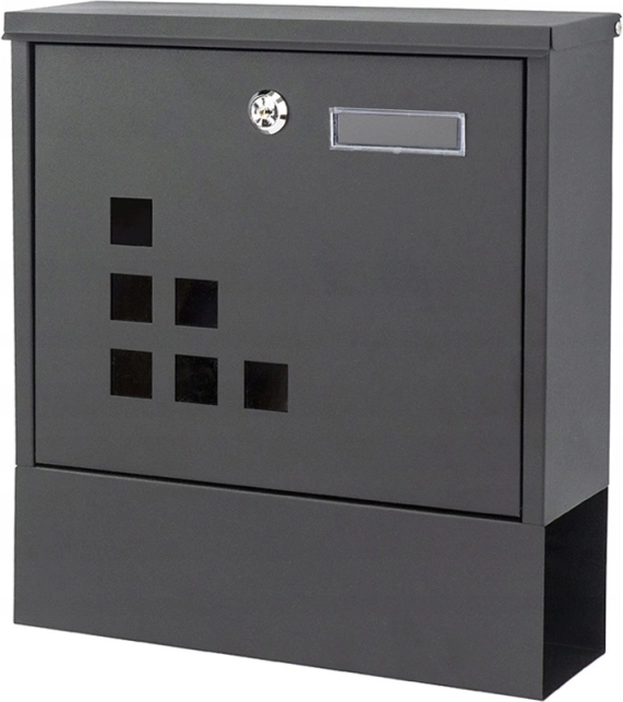 Brievenbus met krantenhouder