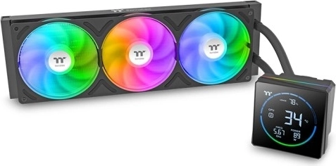 Refroidissement liquide AIO Thermaltake TH360‑S V3 ARGB avec écran LCD