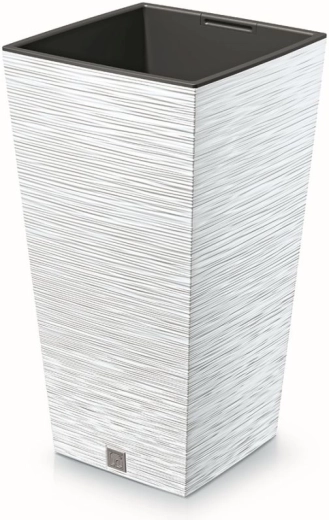 Cache-pot Furu Square 39,5 cm – blanc