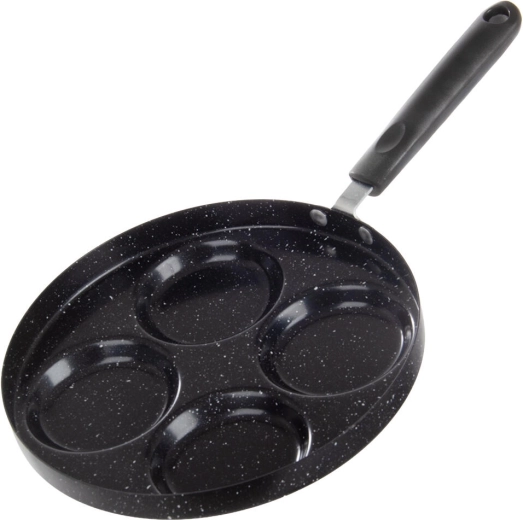 Banquet Granit Black zwarte pan voor 4 lívance 24 cm