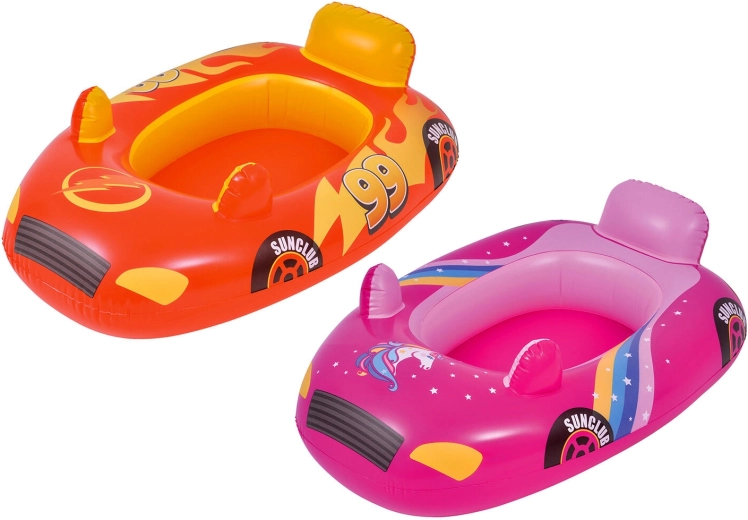 Kinder-Schlauchboot AUTO 86 × 60,5 cm – Farbmix