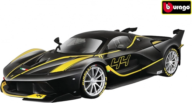 Bburago Ferrari FXX K 1:18 black model RACE+PLAY